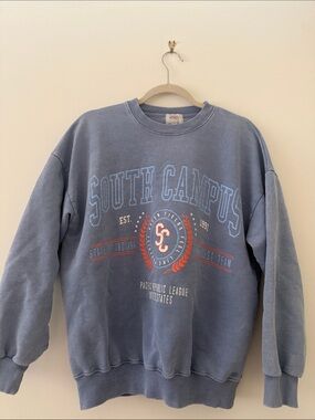 South Campus Blue Crewneck Sweatshirt